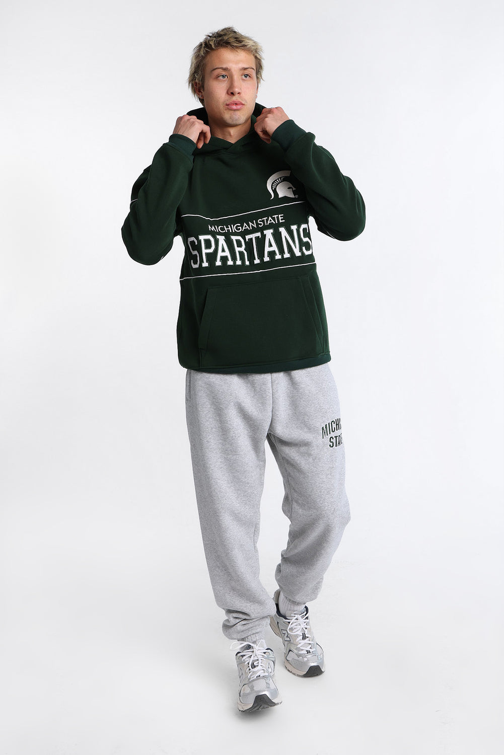 Jogger en molleton brodé Michigan State Spartans Jogger en molleton brodé Michigan State Spartans