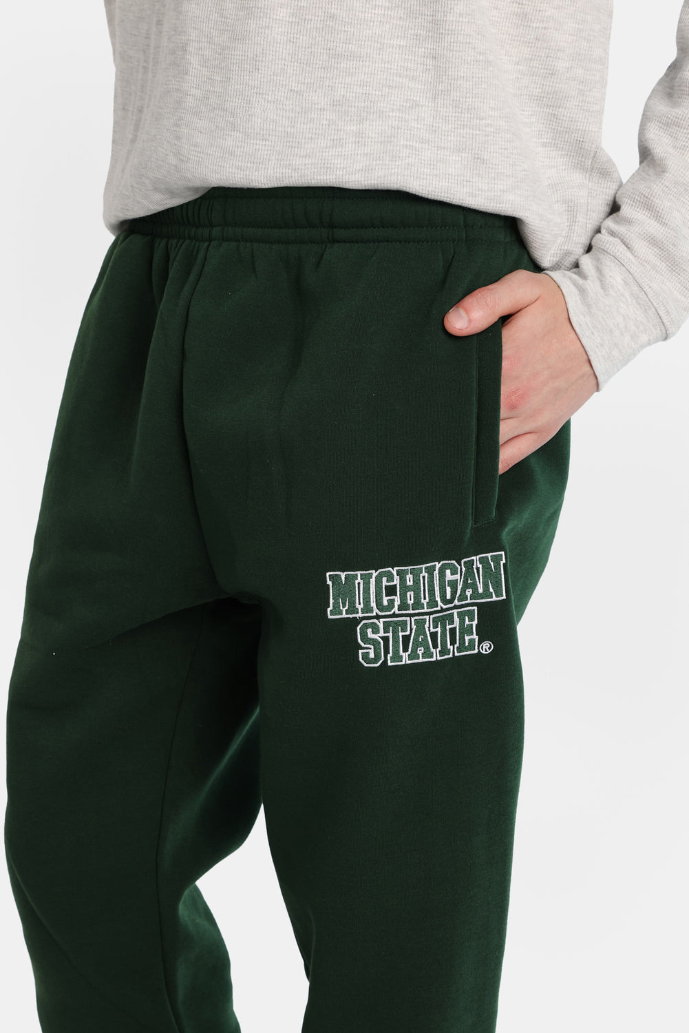 Michigan State Embroidered Sweatpants Michigan State Embroidered Sweatpants