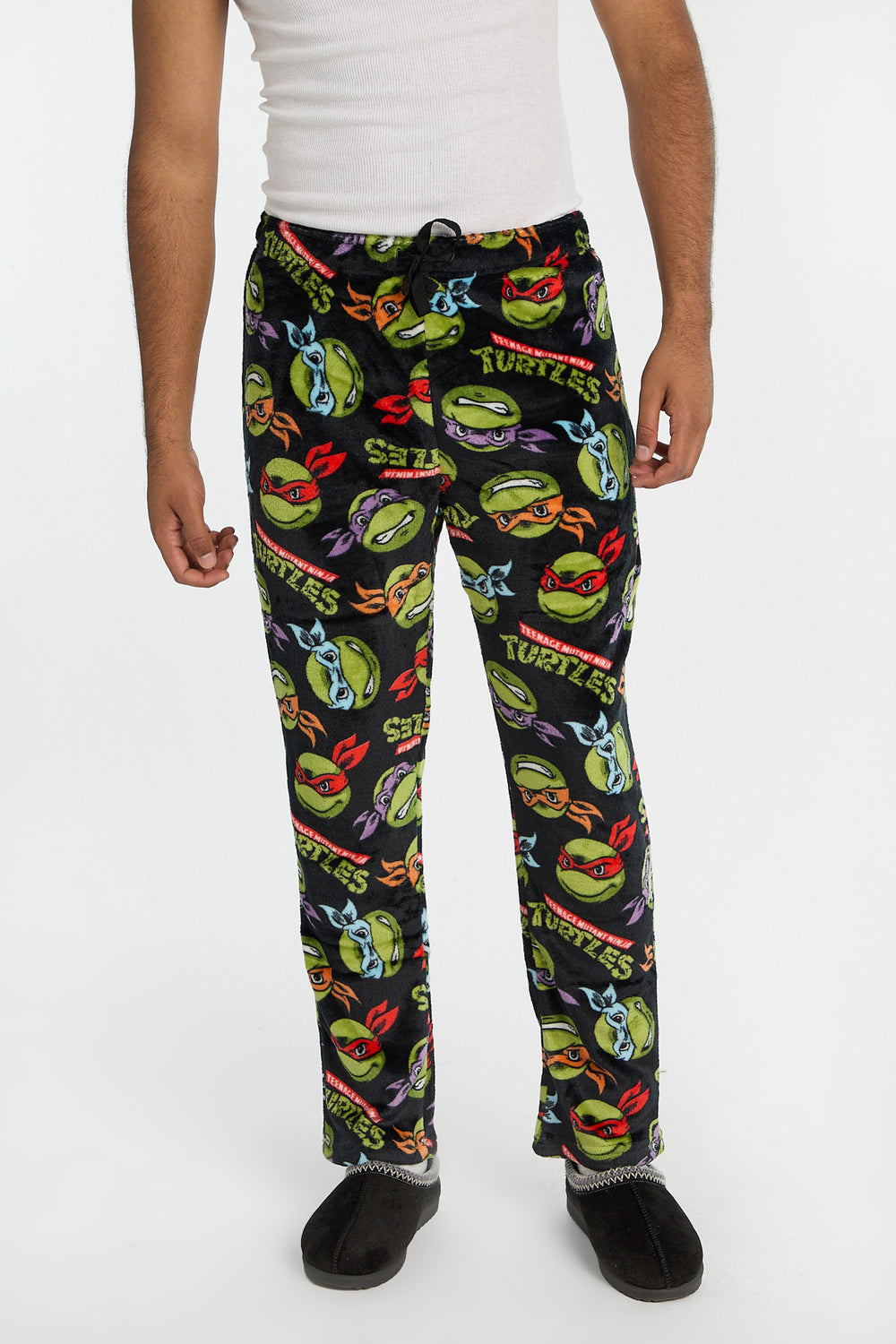 Mens Teenage Mutant Ninja Turtles Plush Pajama Pant Mens Teenage Mutant Ninja Turtles Plush Pajama Pant