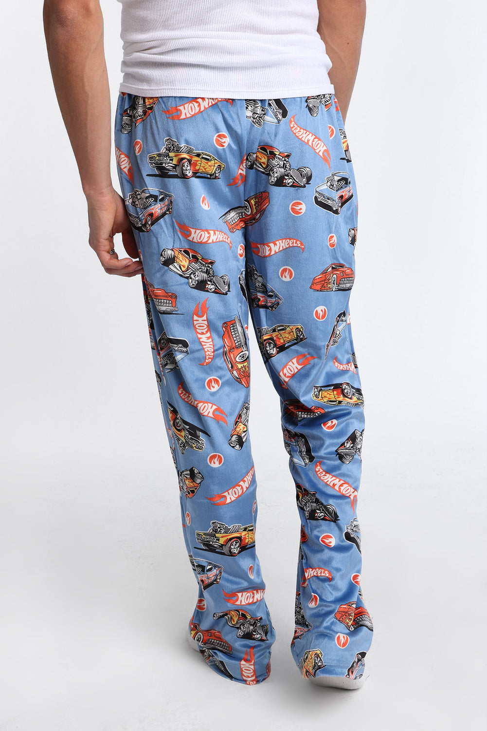 Pantalon pyjama en molleton soyeux imprimé Hot Wheels Pantalon pyjama en molleton soyeux imprimé Hot Wheels