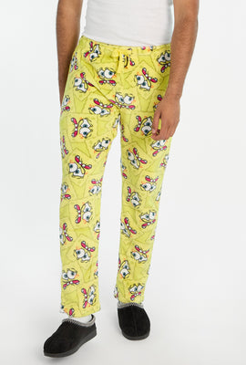 Pantalon de pyjama en peluche Bob l'éponge homme