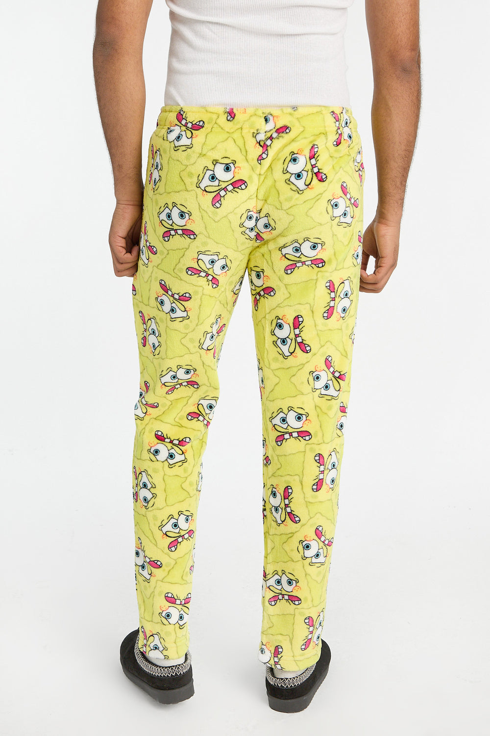 Pantalon de pyjama en peluche Bob l'éponge homme Pantalon de pyjama en peluche Bob l'éponge homme