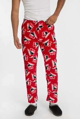 Pantalon de pyjama en peluche Team Canada Hockey homme