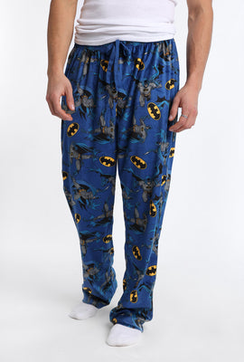 Pantalon pyjama en molleton soyeux imprimé Batman