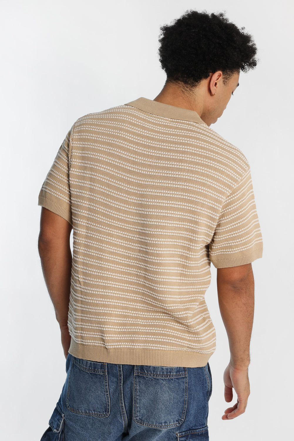 AERO Striped Sweater Polo AERO Striped Sweater Polo