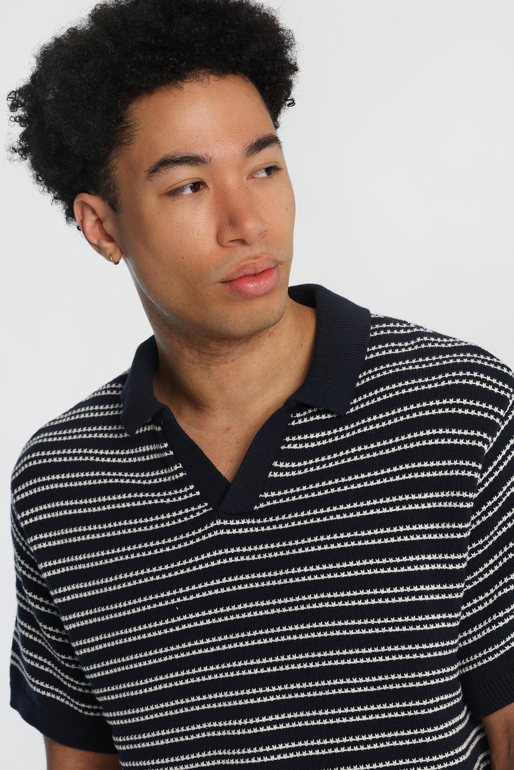 AERO Striped Sweater Polo AERO Striped Sweater Polo