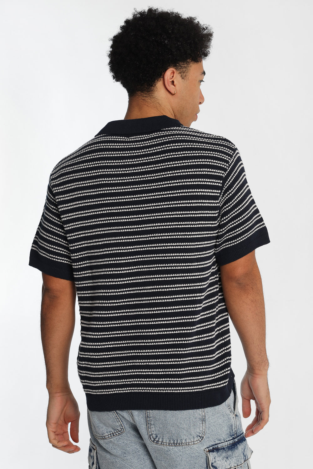 AERO Striped Sweater Polo AERO Striped Sweater Polo