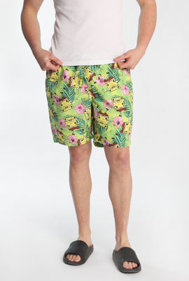 SpongeBob Floral Swim Shorts 7