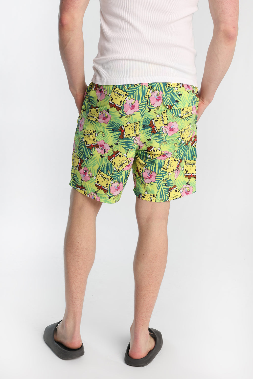 Short de bain floral Bob l'éponge 7