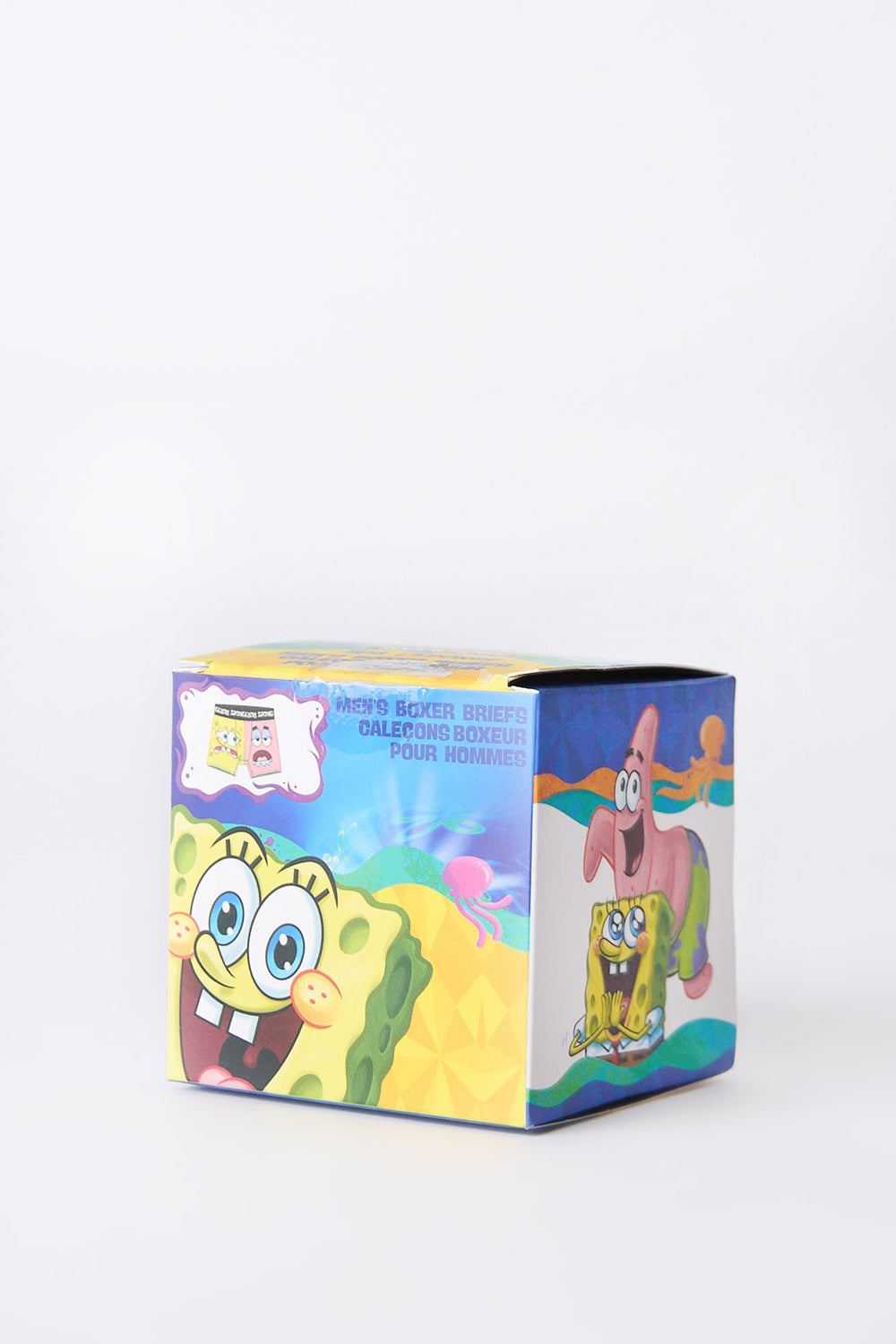 Caleçon boxeur moitié-moitié SpongeBob et Patrick Caleçon boxeur moitié-moitié SpongeBob et Patrick