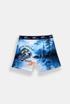 Miller Gone Fishing Printed Boxer Brief