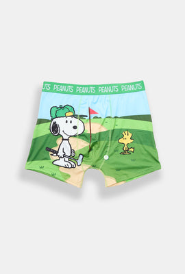 Peanuts Snoopy & Woodstock Golfing Boxer Brief