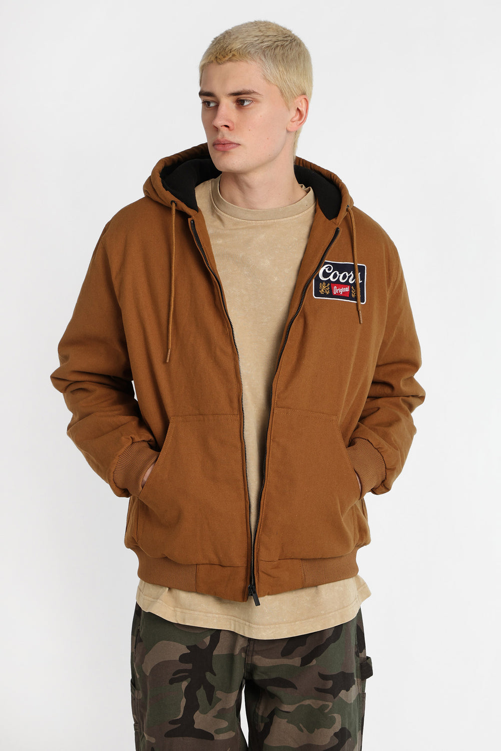 Veste de travail à capuchon en coton-canvas Coors Veste de travail à capuchon en coton-canvas Coors