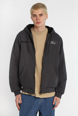 Veste de travail à capuchon en coton-canvas Ford