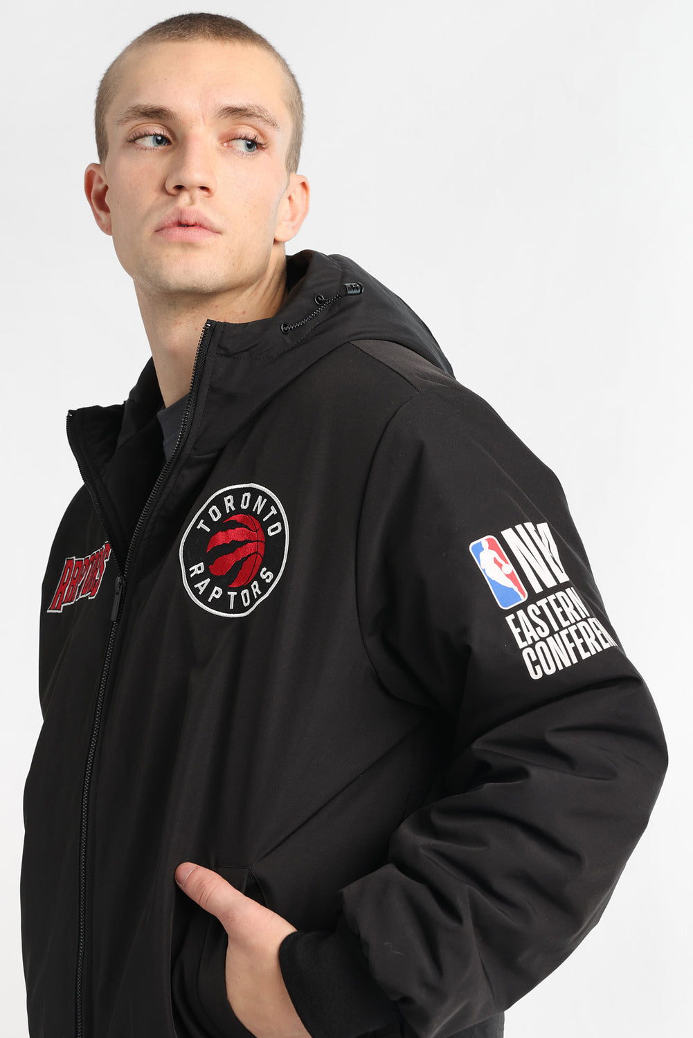 Veste bomber à capuche Toronto Raptors Veste bomber à capuche Toronto Raptors