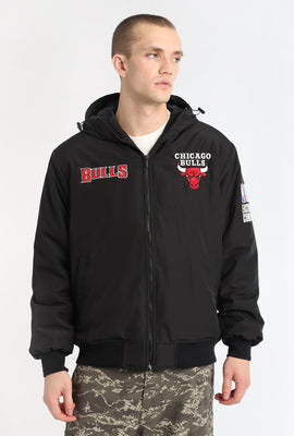 Veste bomber à capuche Chicago Bulls