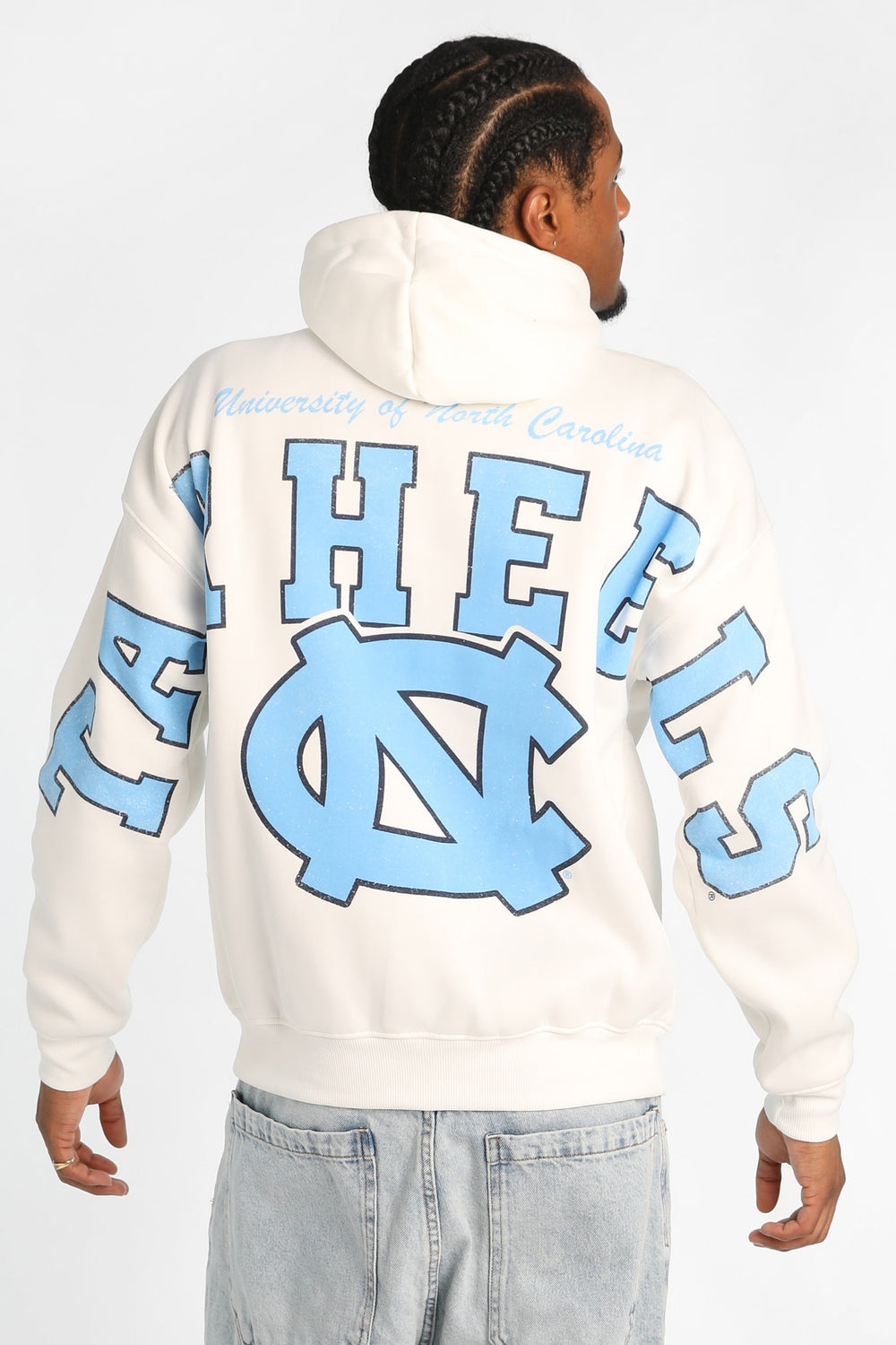 Haut à capuchon imprimé au dos University of North Carolina Tar Heels Haut à capuchon imprimé au dos University of North Carolina Tar Heels