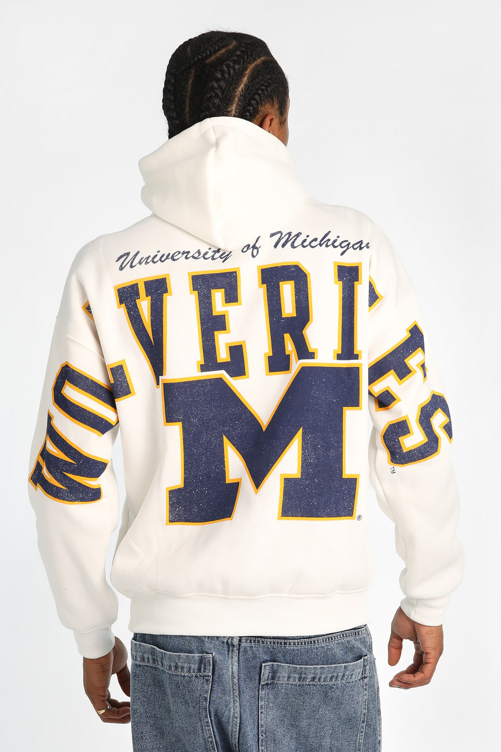 Haut à capuchon imprimé au dos Michigan Wolverines Haut à capuchon imprimé au dos Michigan Wolverines