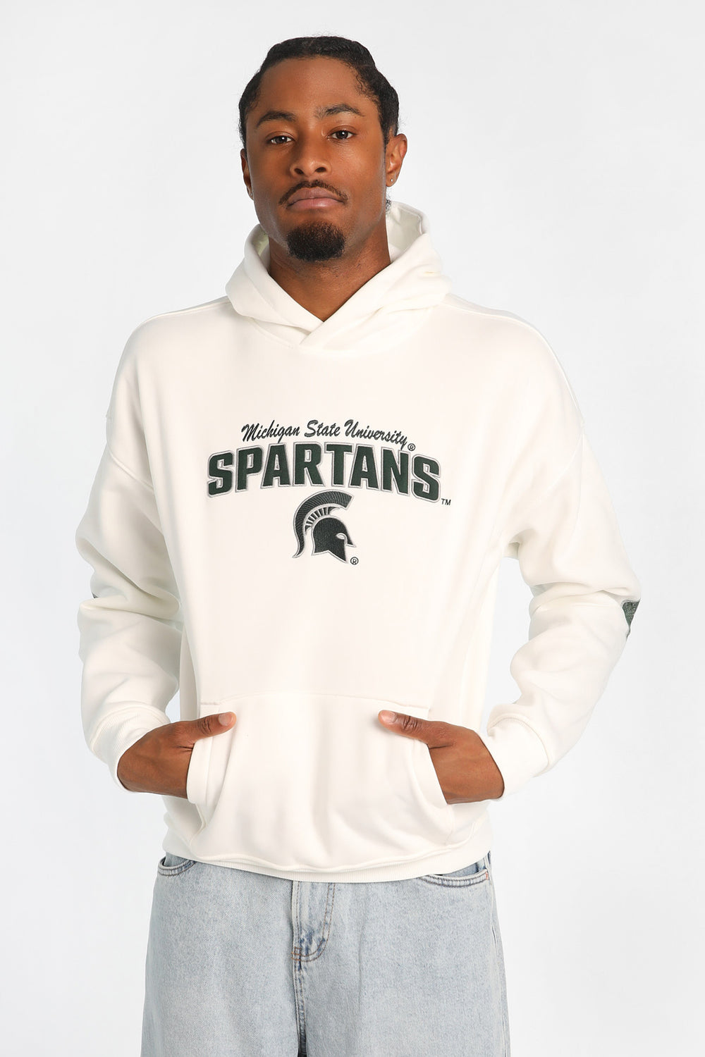 Haut à capuchon imprimé au dos Michigan State University Spartans Haut à capuchon imprimé au dos Michigan State University Spartans - West49