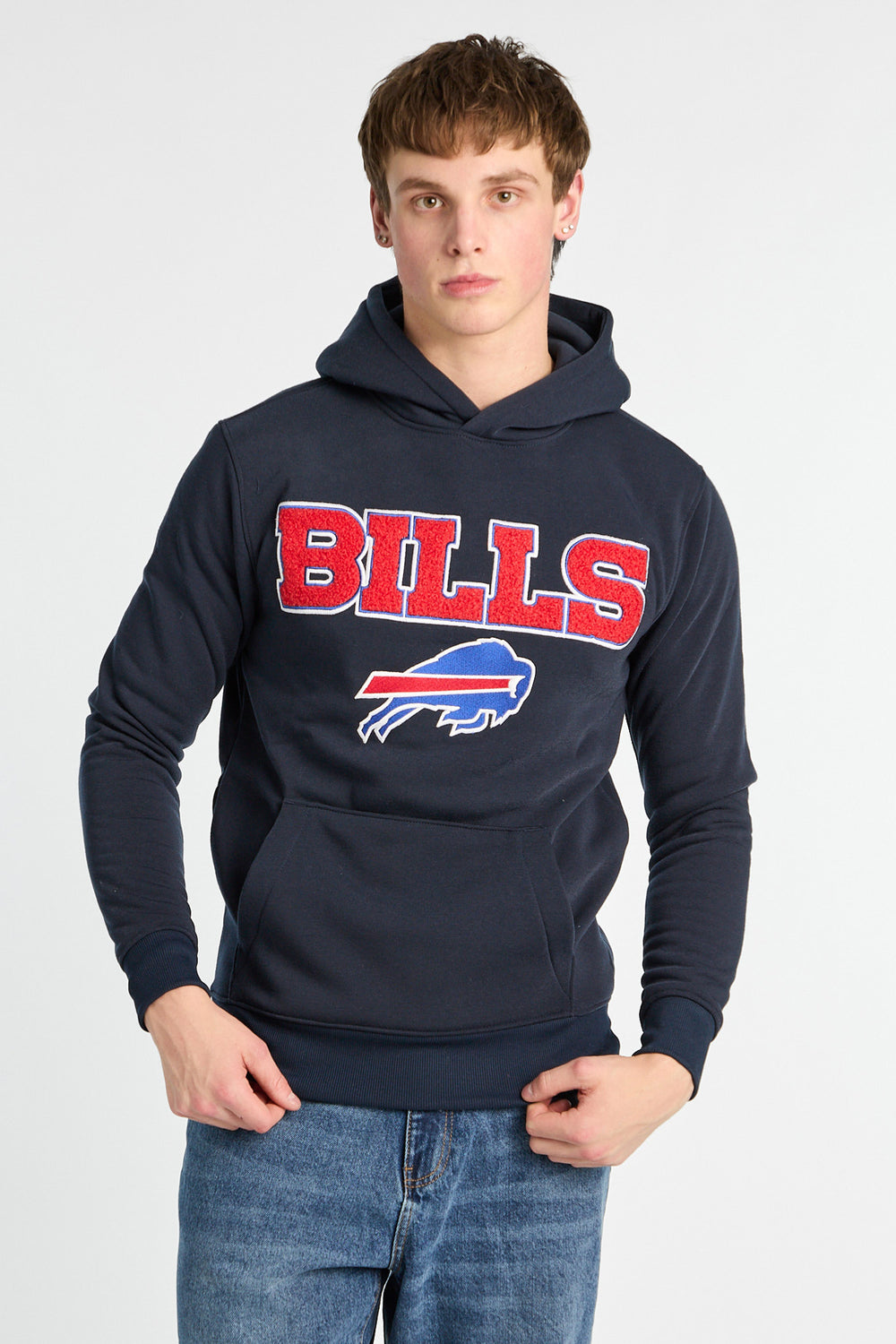 Haut à capuchon logo chenille Buffalo Bills Haut à capuchon logo chenille Buffalo Bills