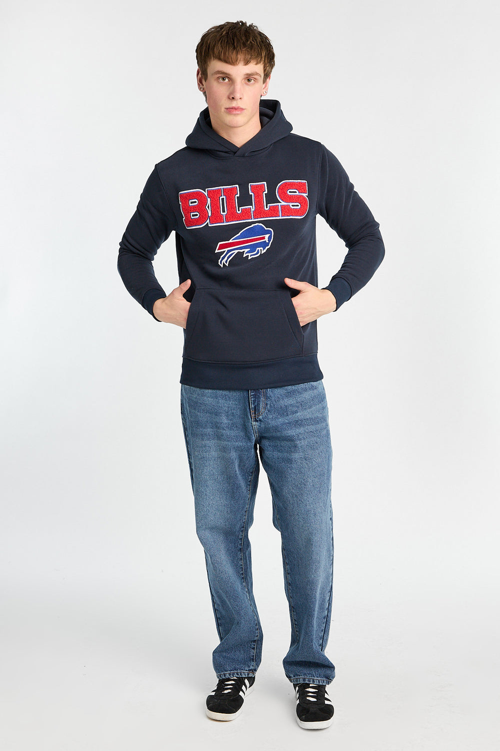 Haut à capuchon logo chenille Buffalo Bills Haut à capuchon logo chenille Buffalo Bills