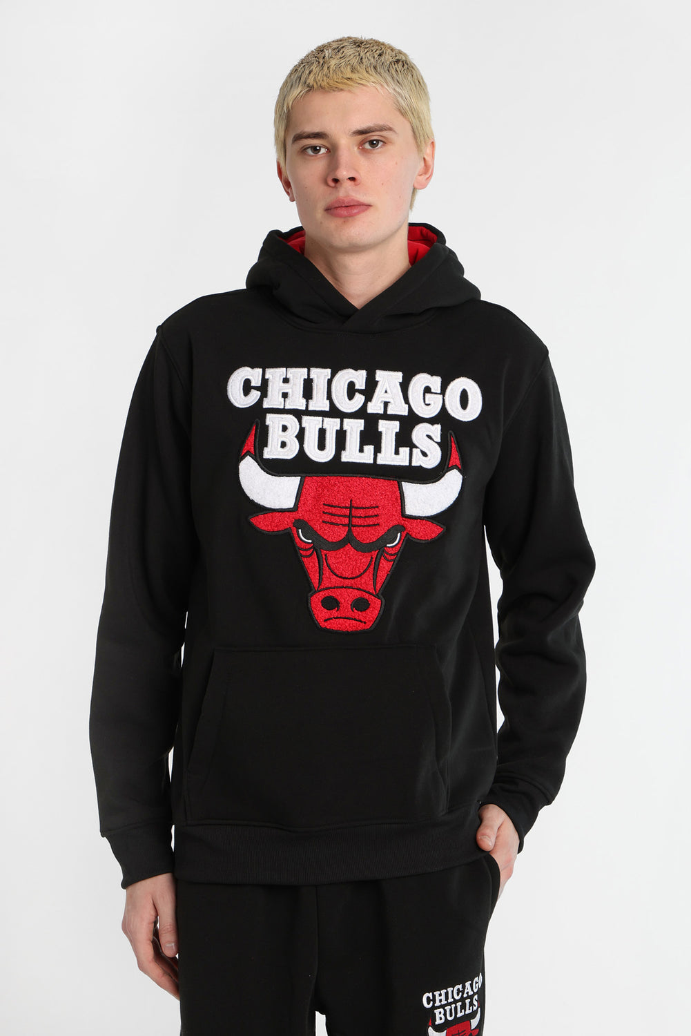 Chicago Bulls Chenille Contrast Hoodie Chicago Bulls Chenille Contrast Hoodie