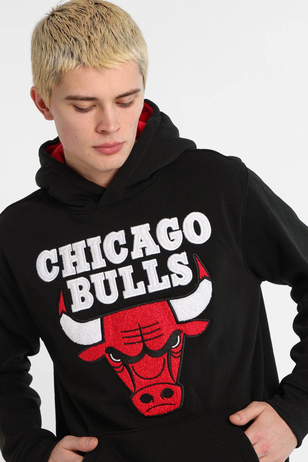 Chicago Bulls Chenille Contrast Hoodie Chicago Bulls Chenille Contrast Hoodie