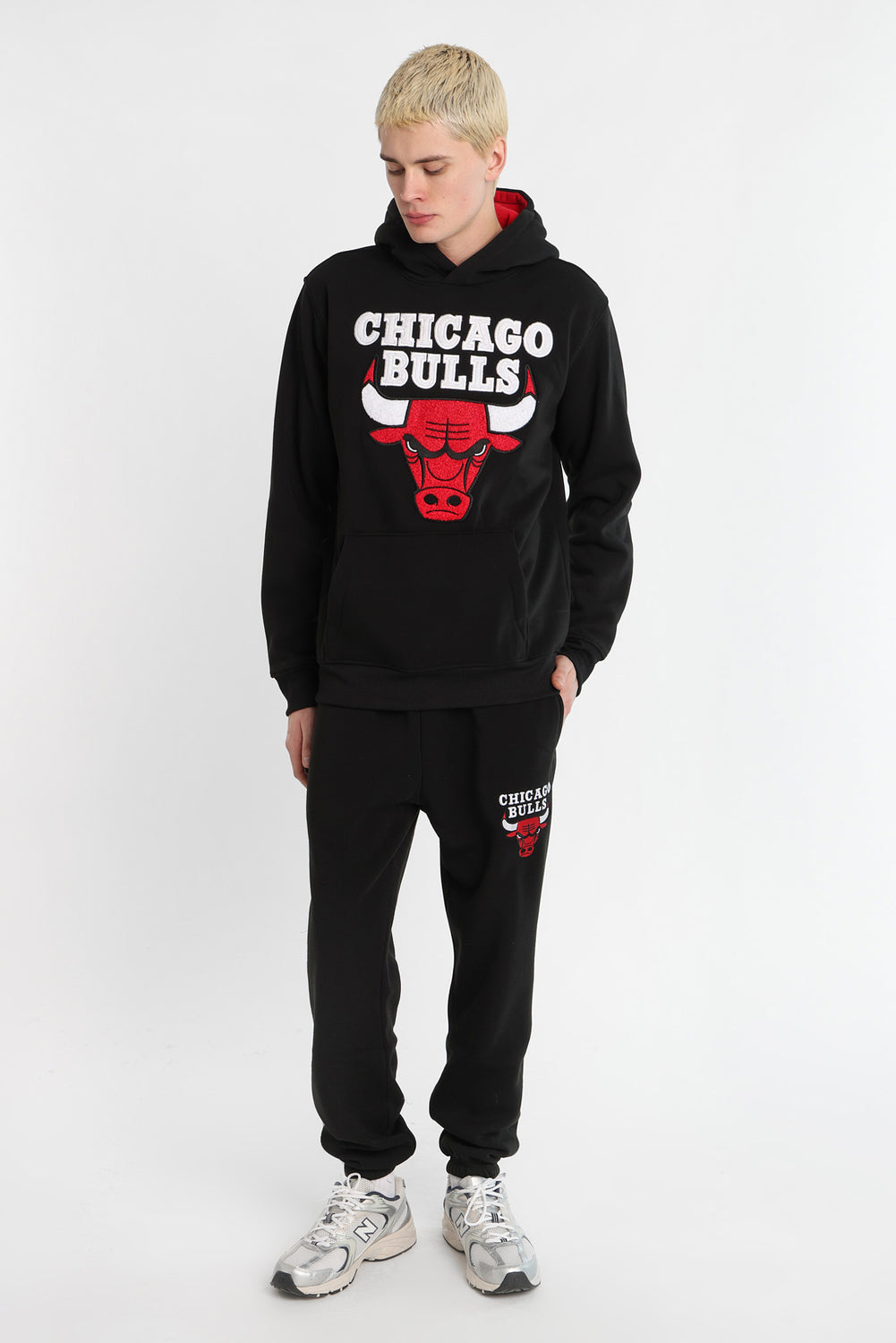 Chicago Bulls Chenille Contrast Hoodie Chicago Bulls Chenille Contrast Hoodie