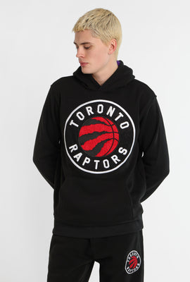 Haut à capuchon à contraste logo chenille Toronto Raptors
