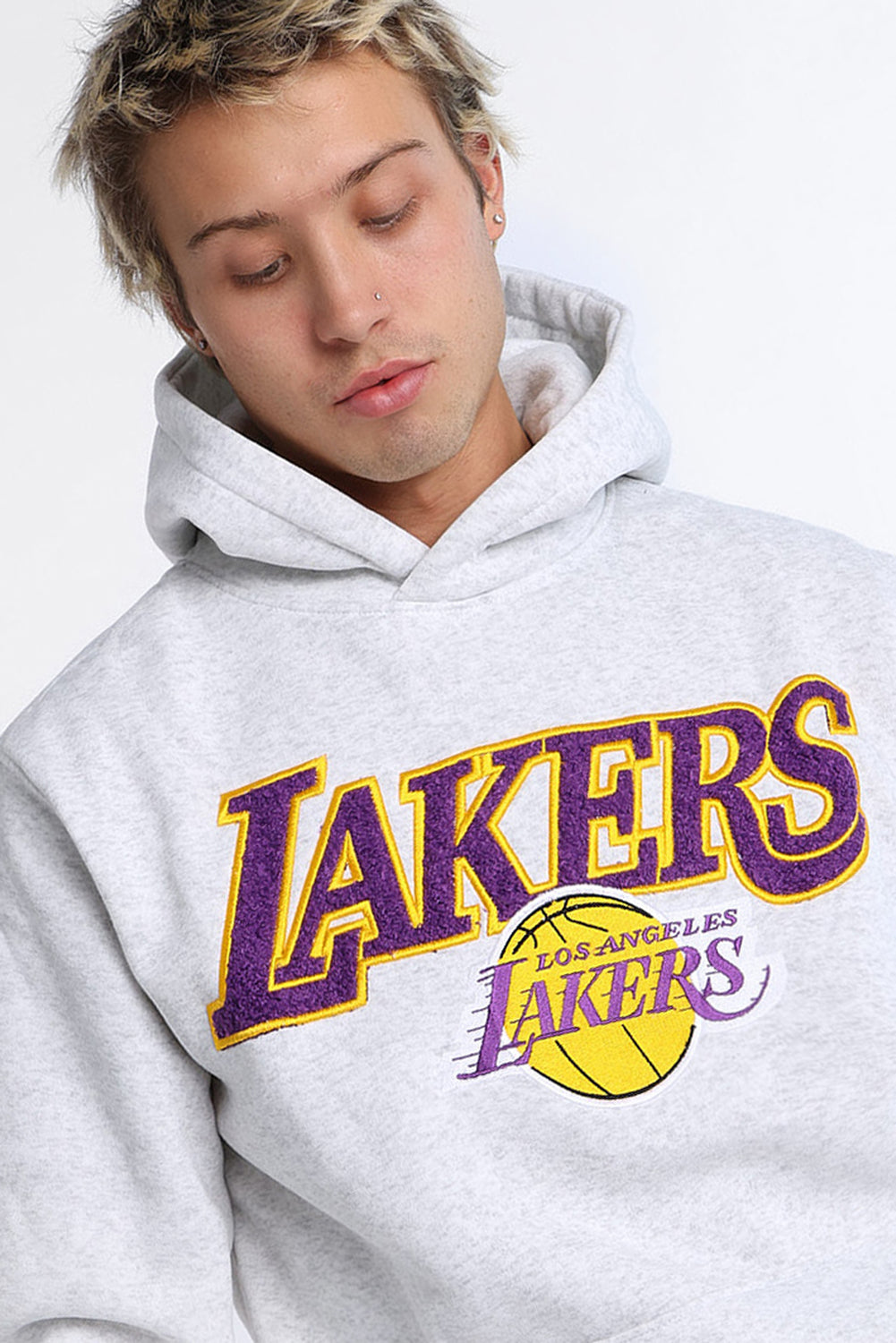 Los Angeles Lakers Chenille Logo Hoodie Los Angeles Lakers Chenille Logo Hoodie