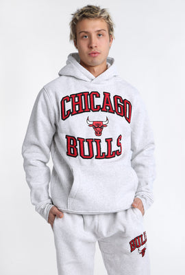 Haut à capuchon logo chenille Chicago Bulls