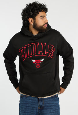Haut à capuchon logo chenille Chicago Bulls homme