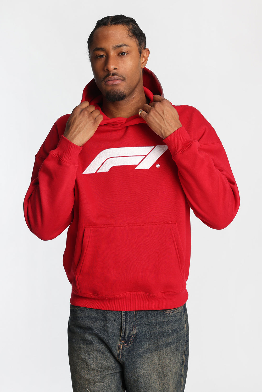 Haut à capuchon logo chenille Formula 1 Haut à capuchon logo chenille Formula 1