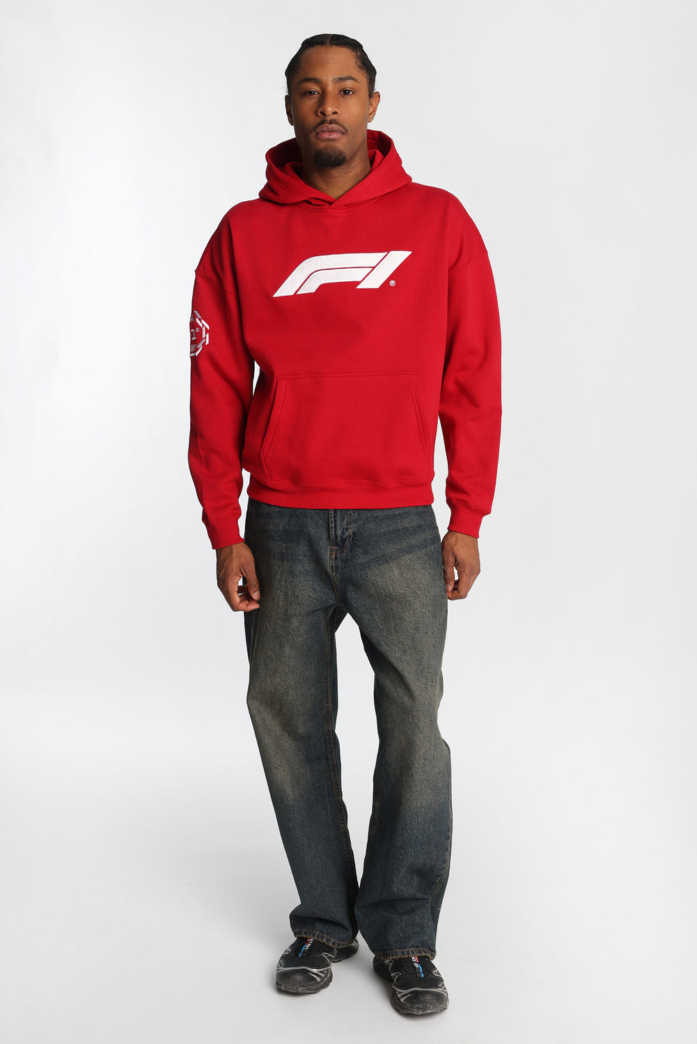Haut à capuchon logo chenille Formula 1 Haut à capuchon logo chenille Formula 1