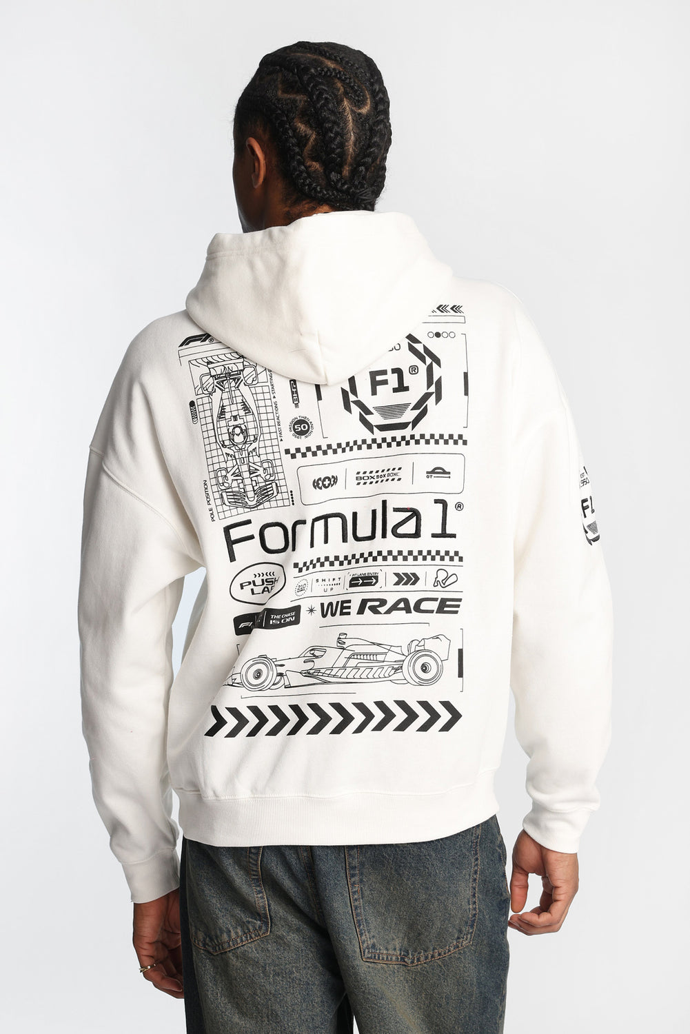 Haut à capuchon logo chenille Formula 1 Haut à capuchon logo chenille Formula 1