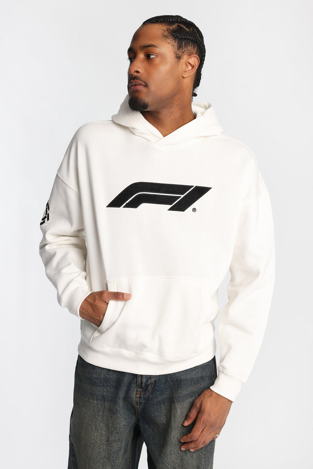 Haut à capuchon logo chenille Formula 1 Haut à capuchon logo chenille Formula 1
