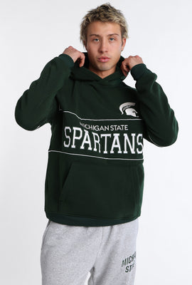 Haut à capuchon à panneaux brodé Michigan State Spartans