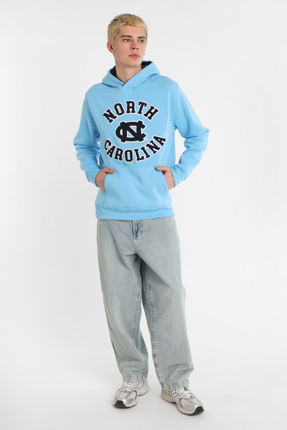 University Of North Carolina Chenille Contrast Hoodie University Of North Carolina Chenille Contrast Hoodie