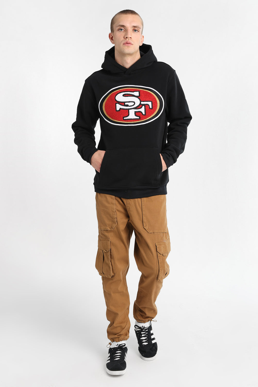 Haut à capuchon logo chenille San Francisco 49ers Haut à capuchon logo chenille San Francisco 49ers