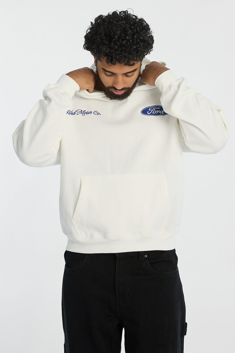 Mens Ford Motor Co. Embroidered Hoodie Mens Ford Motor Co. Embroidered Hoodie