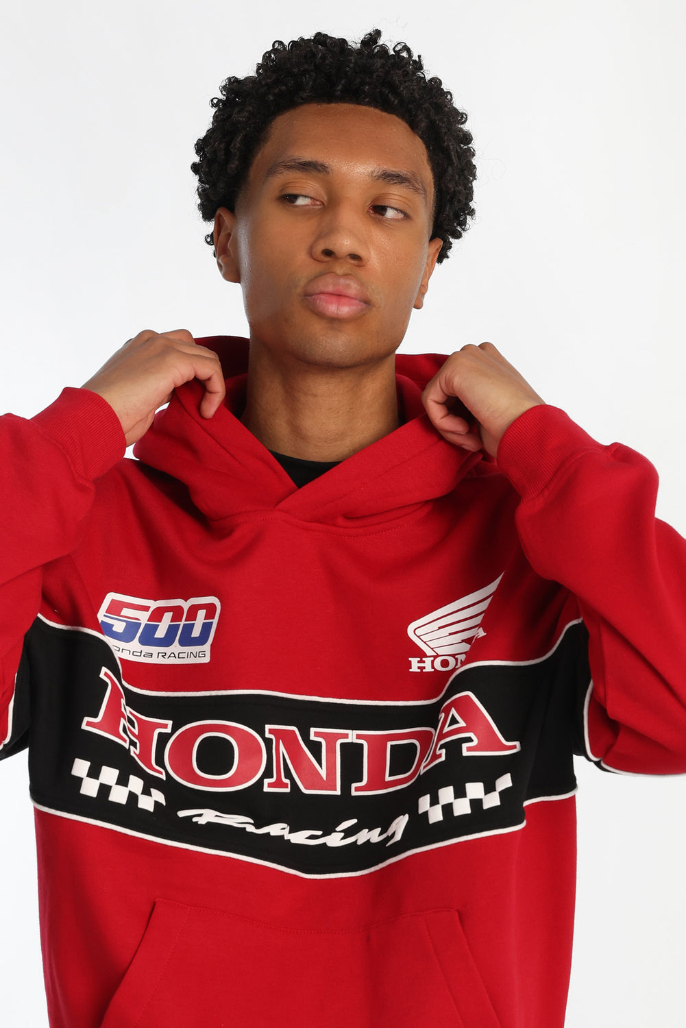 Haut à capuchon bicolore Honda Racing Haut à capuchon bicolore Honda Racing