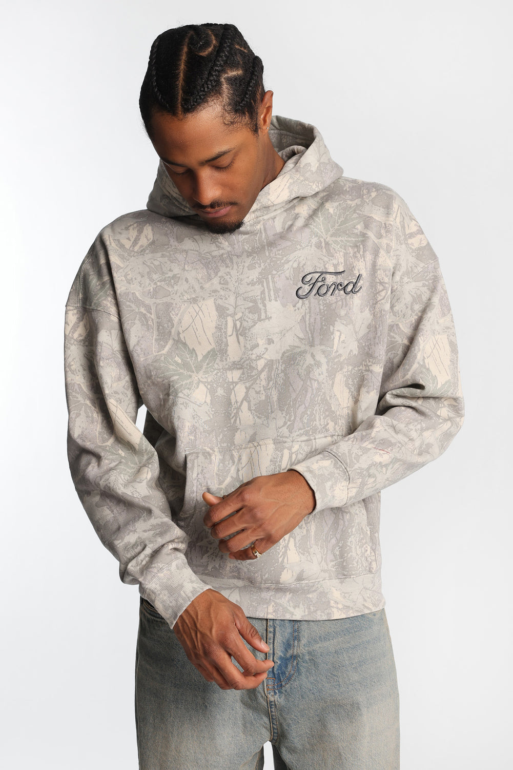 Ford F150 Tree Camouflage Embroidered Hoodie Ford F150 Tree Camouflage Embroidered Hoodie