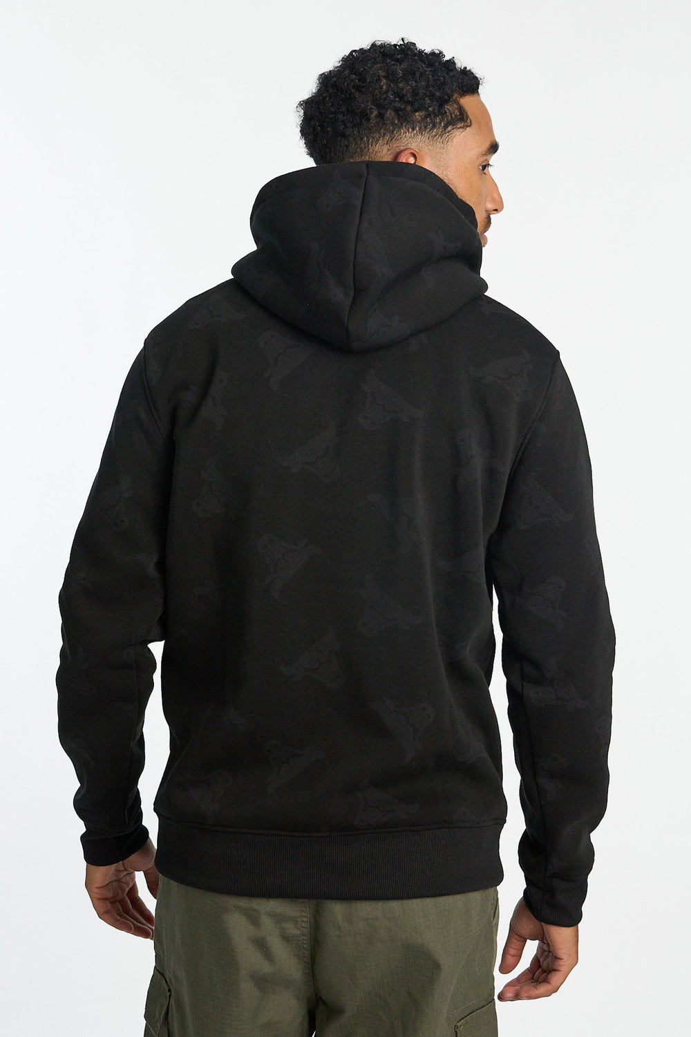 Mens Chicago Bulls AOP Chenille Logo Hoodie Mens Chicago Bulls AOP Chenille Logo Hoodie