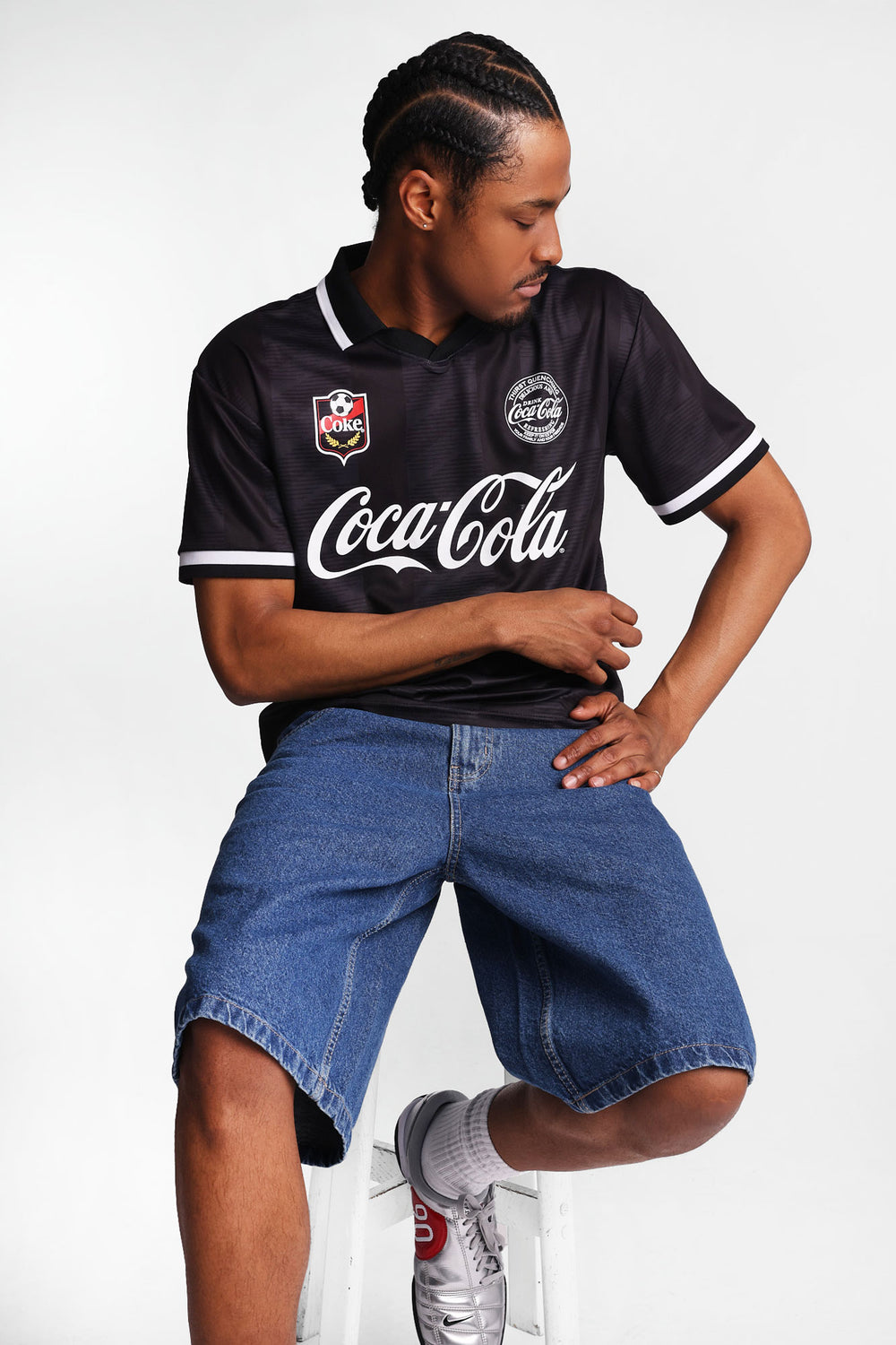Maillot de soccer imprimé Coca-Cola Maillot de soccer imprimé Coca-Cola
