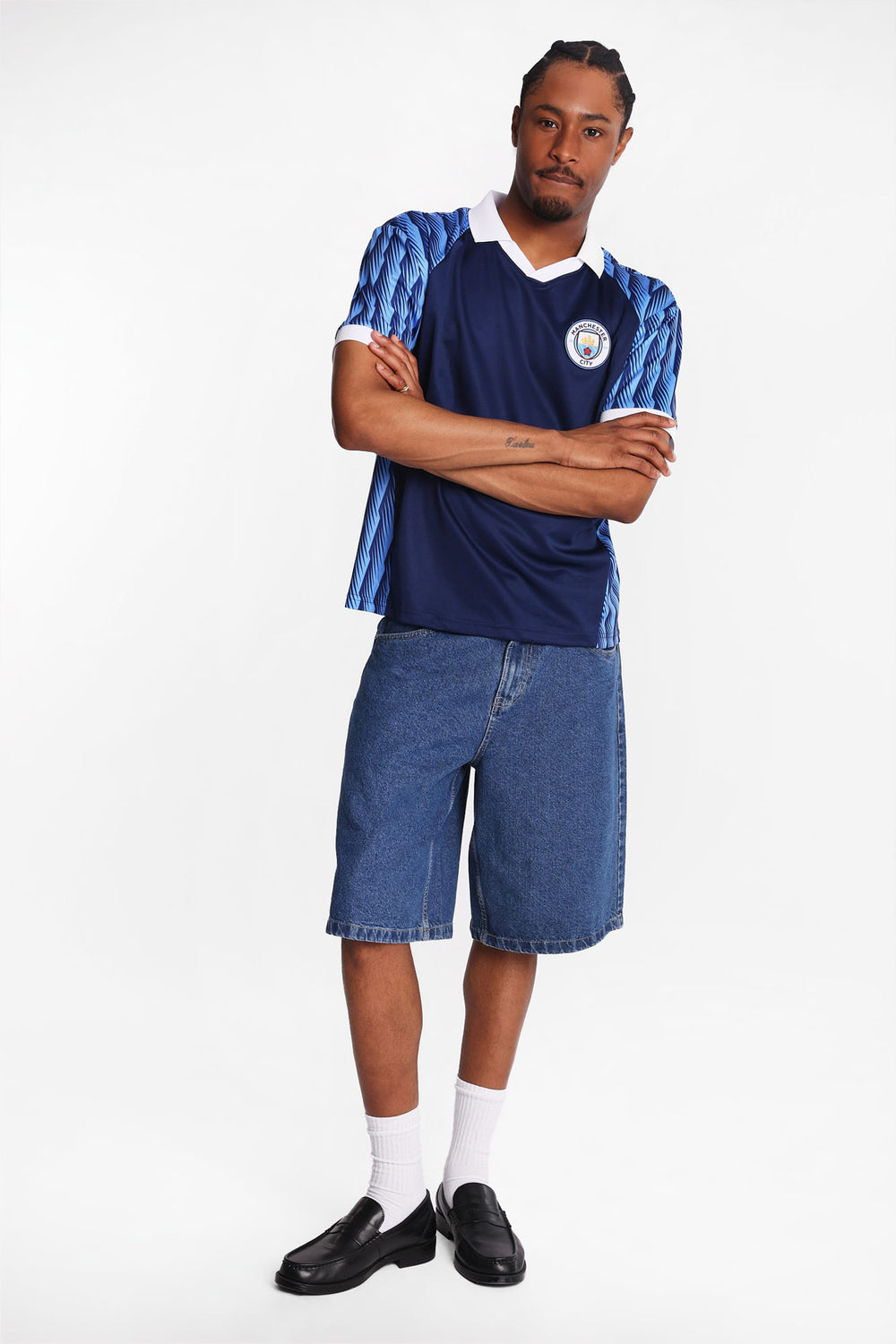 Maillot de soccer imprimé Manchester City Football Club Maillot de soccer imprimé Manchester City Football Club