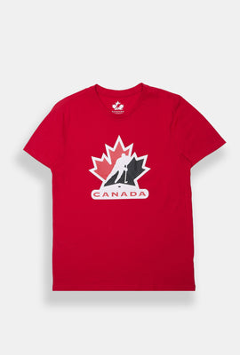 T-shirt imprimé logo Team Canada Hockey homme
