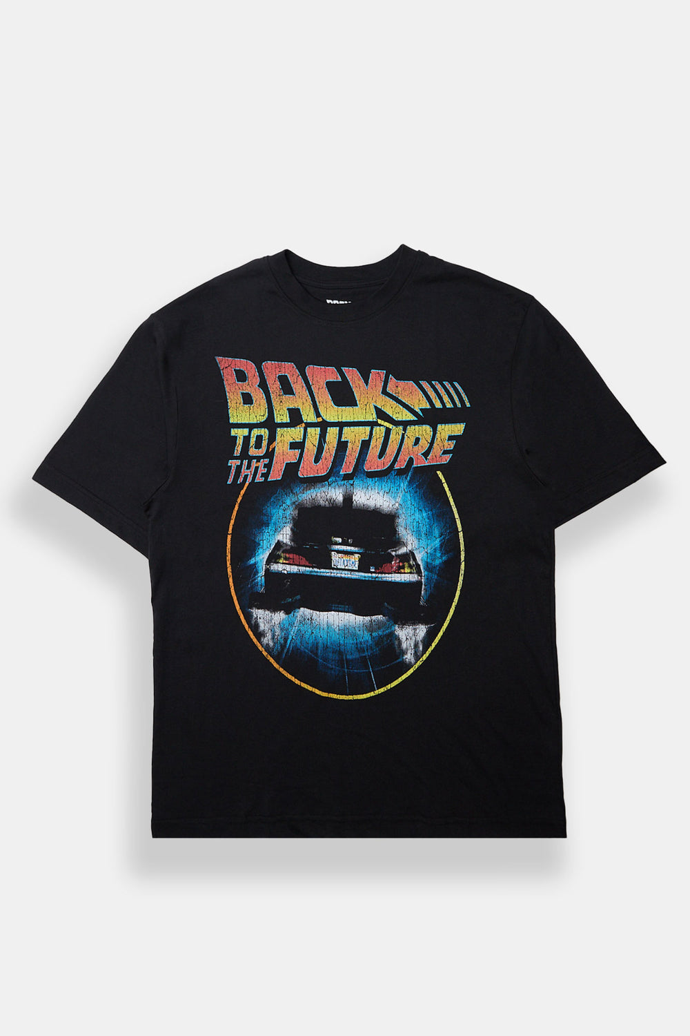 Mens Back To The Future Graphic Oversized Tee Mens Back To The Future Graphic Oversized Tee