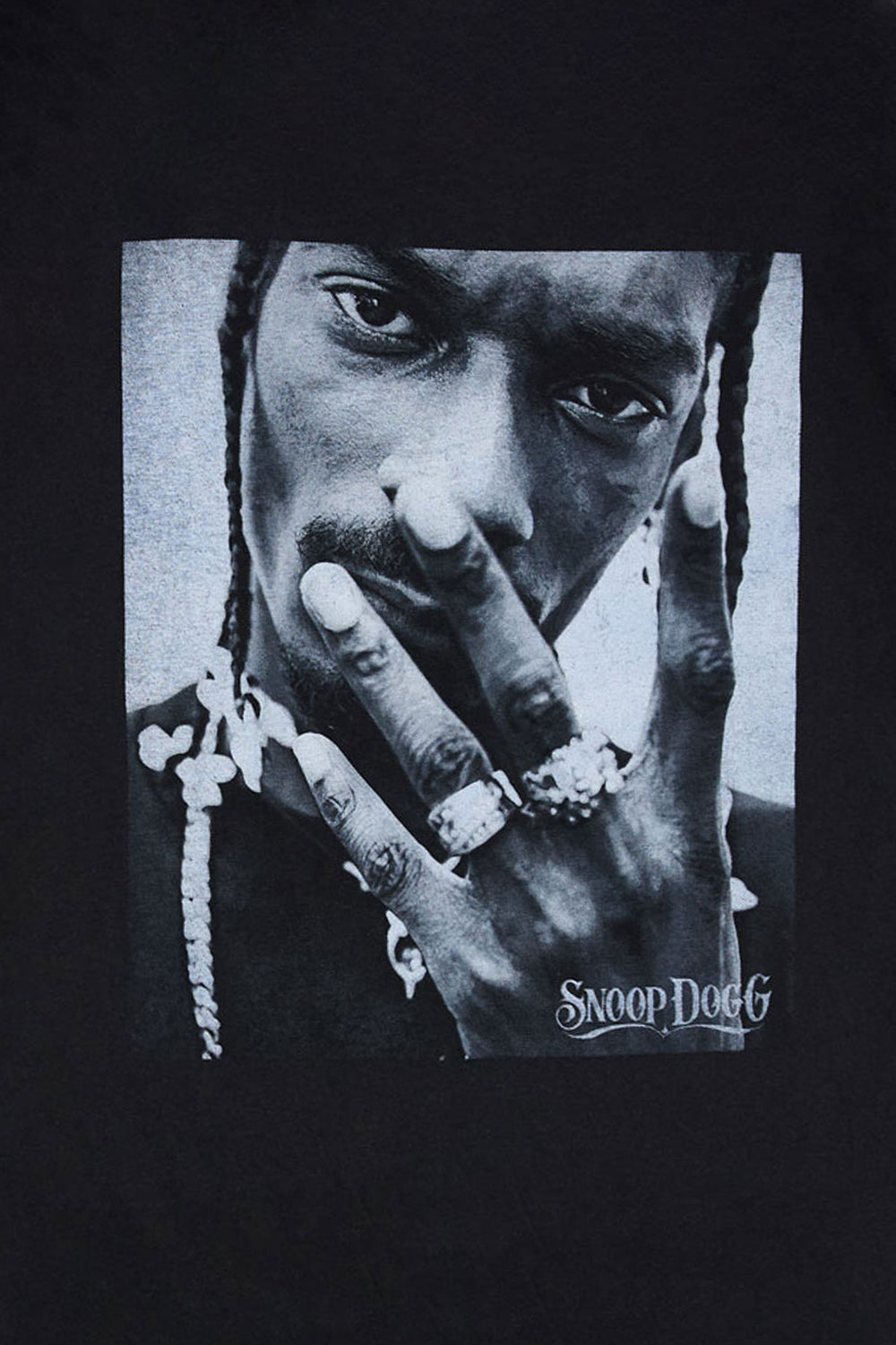 Mens Snoop Dogg Portrait Graphic T-Shirt Mens Snoop Dogg Portrait Graphic T-Shirt