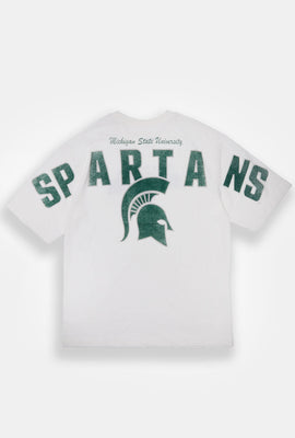 Mens Michigan State University Spartans Oversized Tee