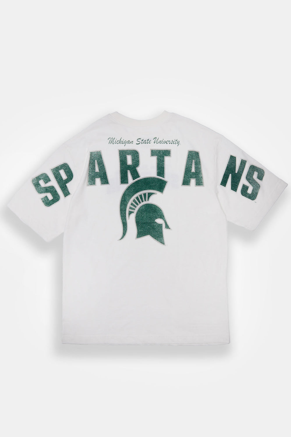 T-shirt surdimensionné imprimé Michigan State University Spartans homme T-shirt surdimensionné imprimé Michigan State University Spartans homme